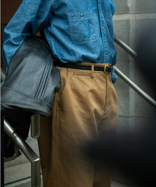 MAGIC NUMBER（マジック ナンバー）の「【MAGIC NUMBER】Bicchu"備中" M-41 Utility Trousers（チノパンツ・メンズ・ブラウン系/ネイビー/ブラック/ベージュ・LARGE/MEDIUM）」の15枚目の写真