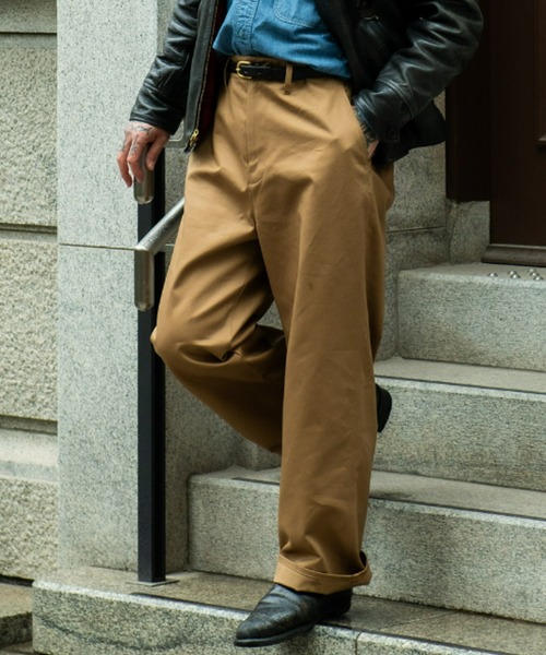 MAGIC NUMBER（マジック ナンバー）の「【MAGIC NUMBER】Bicchu"備中" M-41 Utility Trousers（チノパンツ・メンズ・ブラウン系/ネイビー/ブラック/ベージュ・LARGE/MEDIUM）」の14枚目の写真