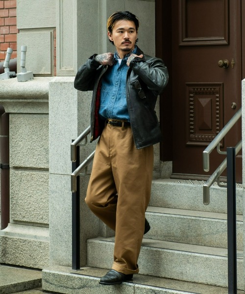 MAGIC NUMBER（マジック ナンバー）の「【MAGIC NUMBER】Bicchu"備中" M-41 Utility Trousers（チノパンツ・メンズ・ブラウン系/ネイビー/ブラック/ベージュ・LARGE/MEDIUM）」の13枚目の写真