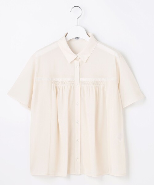 J.PRESS Ladies(J.プレス レディス)の「シアードライトリコット シャツライク カットソー(Tシャツ/カットソー・レディース・ライトグリーン系/ブラウン系/ネイビー系/ライトグレー系・SMALL)」の5枚目の写真
