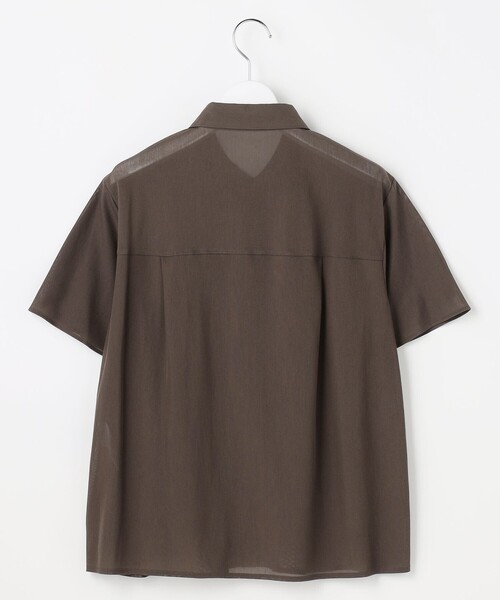 J.PRESS Ladies(J.プレス レディス)の「シアードライトリコット シャツライク カットソー(Tシャツ/カットソー・レディース・ライトグリーン系/ブラウン系/ネイビー系/ライトグレー系・SMALL)」の9枚目の写真