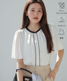 ANY SIS（エニィスィス）の「バイカラーフレアスリーブ ブラウス（シャツ/ブラウス）」