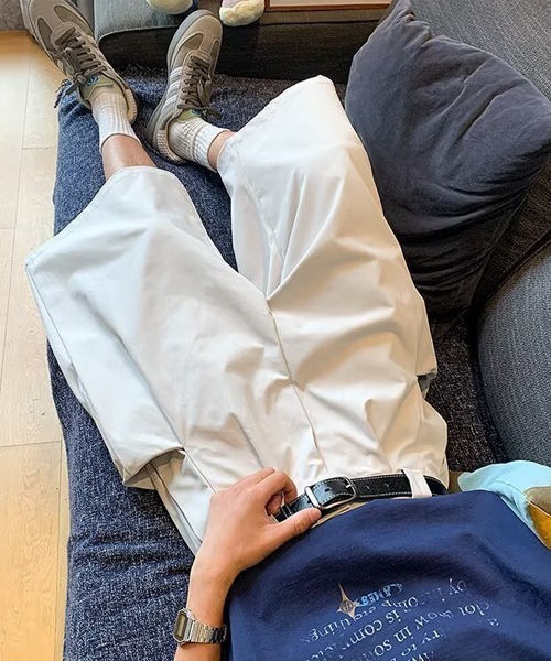 Ressaca(レサーカ)の「ワイドシルエットサイドポケットハーフパンツ(その他パンツ・メンズ・ブラウン/ホワイト・L/XL/M)」の6枚目の写真