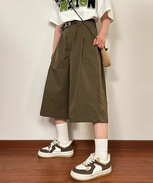 Ressaca(レサーカ)の「ワイドシルエットサイドポケットハーフパンツ(その他パンツ・メンズ・ブラウン/ホワイト・L/XL/M)」の21枚目の写真