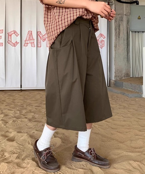 Ressaca(レサーカ)の「ワイドシルエットサイドポケットハーフパンツ(その他パンツ・メンズ・ブラウン/ホワイト・L/XL/M)」の16枚目の写真