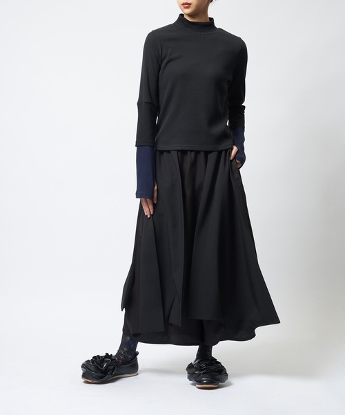 gomme(ゴム)の「スカートライクパンツ(その他パンツ・レディース・ブラック・MEDIUM)」の3枚目の写真