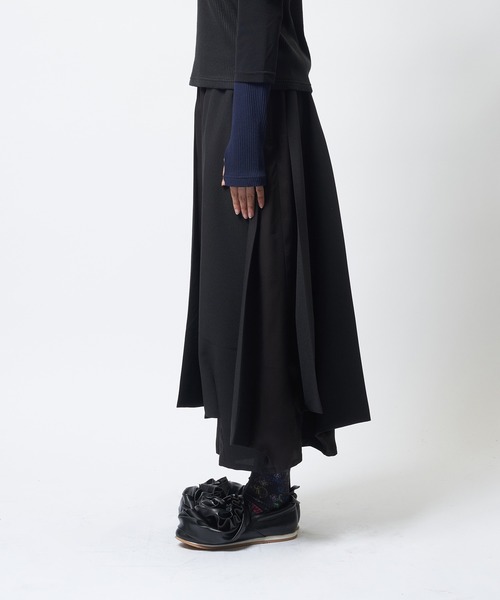 gomme(ゴム)の「スカートライクパンツ(その他パンツ・レディース・ブラック・MEDIUM)」の7枚目の写真