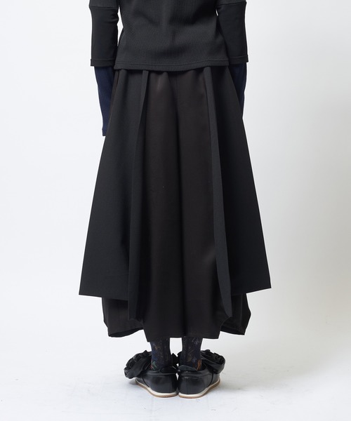 gomme(ゴム)の「スカートライクパンツ(その他パンツ・レディース・ブラック・MEDIUM)」の8枚目の写真