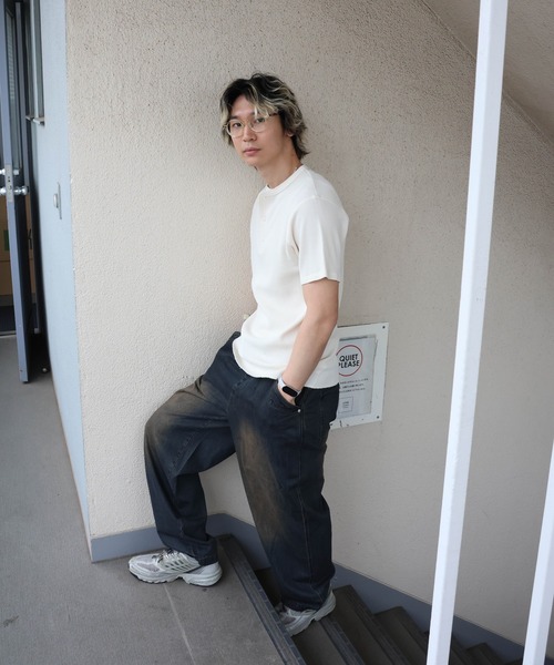 JACKROSE(ジャックローズ)の「JE-サーマル/ピグメント ヘンリーネック SSTEE(Tシャツ/カットソー・メンズ・ブラック/ホワイト・XL/L/M)」の18枚目の写真