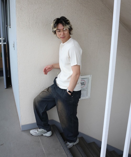 JACKROSE(ジャックローズ)の「JE-サーマル/ピグメント ヘンリーネック SSTEE(Tシャツ/カットソー・メンズ・ブラック/ホワイト・XL/L/M)」の19枚目の写真