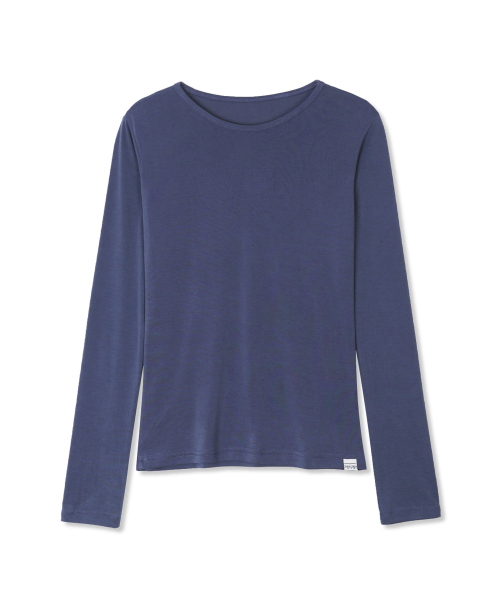 MICHIKO LONDON(ミチコ ロンドン)の「エアリー ベーシック モーダル T ダスティパープル(Tシャツ/カットソー・レディース・その他・MEDIUM/SMALL)」の2枚目の写真