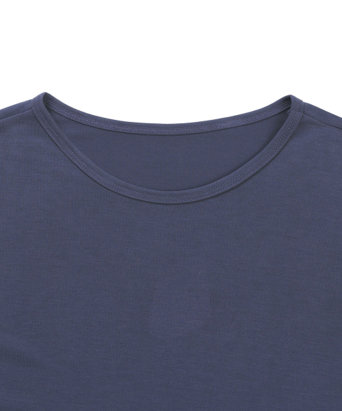 MICHIKO LONDON(ミチコ ロンドン)の「エアリー ベーシック モーダル T ダスティパープル(Tシャツ/カットソー・レディース・その他・MEDIUM/SMALL)」の3枚目の写真