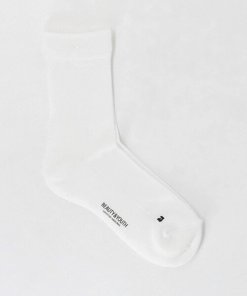 BEAUTY&YOUTH UNITED ARROWS(ビューティーアンドユースユナイテッドアローズ)の「パイル クウォータ― ソックス 抗菌・防臭(ソックス/靴下・メンズ・ブラック/ライトブルー/ダークグレー/ホワイト・FREE)」の2枚目の写真
