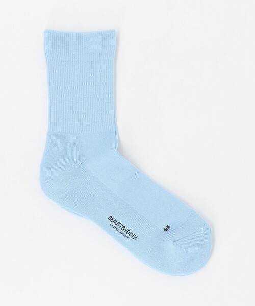 BEAUTY&YOUTH UNITED ARROWS(ビューティーアンドユースユナイテッドアローズ)の「パイル クウォータ― ソックス 抗菌・防臭(ソックス/靴下・メンズ・ブラック/ライトブルー/ダークグレー/ホワイト・FREE)」の4枚目の写真