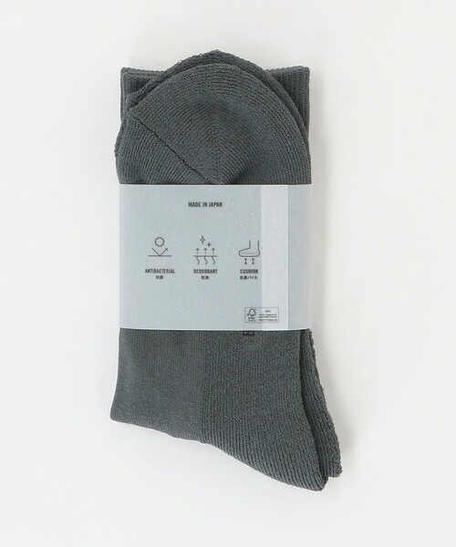 BEAUTY&YOUTH UNITED ARROWS(ビューティーアンドユースユナイテッドアローズ)の「パイル クウォータ― ソックス 抗菌・防臭(ソックス/靴下・メンズ・ブラック/ライトブルー/ダークグレー/ホワイト・FREE)」の18枚目の写真