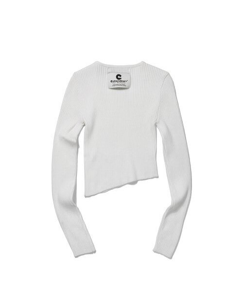 EXTRAORDINARY(エクストラオーディナリー)の「SQUARE NECK SWEATER IVORY(ニット/セーター・レディース・その他・FREE)」の2枚目の写真