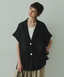 Sheer Mesh French Tailored Gilet / シアーメッシュフレンチテーラードジレ