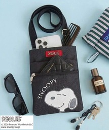 SNOOPY（スヌーピー）の「PEANUTS SNOOPY（ピーナッツ スヌーピー）キャラクタープリント ミニショルダーバッグ/スマホポーチ/サコッシュ（ショルダーバッグ）」
