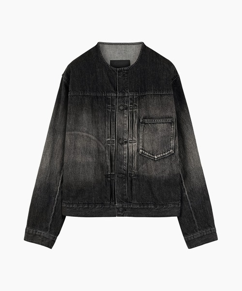 LAD MUSICIAN(ラッドミュージシャン)の「11.5oz GRADATION DENIM BLOUSON(デニムジャケット・メンズ・ブラック系・42)」の1枚目の写真
