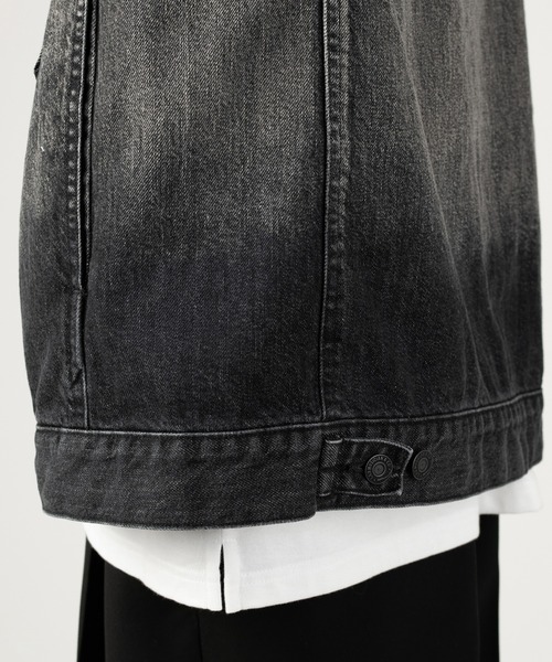 LAD MUSICIAN(ラッドミュージシャン)の「11.5oz GRADATION DENIM BLOUSON(デニムジャケット・メンズ・ブラック系・42)」の7枚目の写真