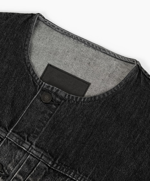 LAD MUSICIAN(ラッドミュージシャン)の「11.5oz GRADATION DENIM BLOUSON(デニムジャケット・メンズ・ブラック系・42)」の8枚目の写真
