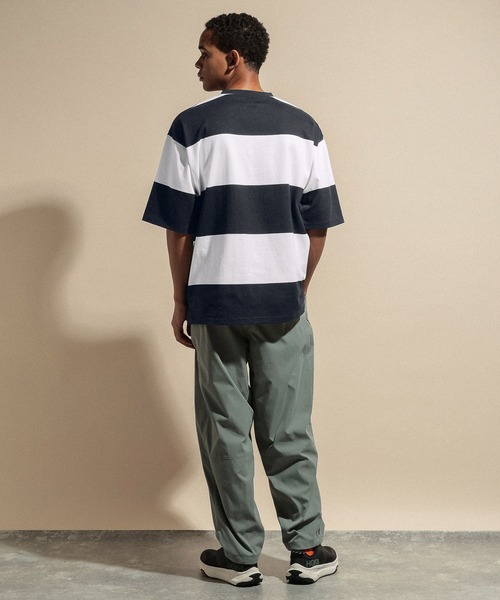 NUMERALS（ヌメラルズ）の「[NUMERALS]STRIPED SHORT SLEEVE T-SHIRT（Tシャツ/カットソー・メンズ・ホワイト/ベージュ・MEDIUM/LARGE）」の20枚目の写真
