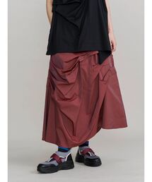 UN3D. | ASYMMETRY TUCK SK / アシンメトリータックスカート(スカート)