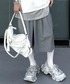 Never mind the XU / Chikashitsu+（ネバーマインド ザ エックスユー / チカシツプラス）の「【nmtc+】stripe slacks shorts (2color) / 【エヌエムティーシープラス】ストライプスラックスハーフパンツ（スラックス・ONE SIZE）」