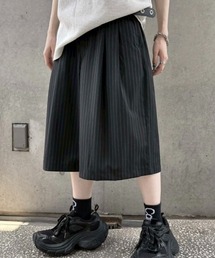 【nmtc+】stripe slacks shorts (2color) / 【エヌエムティーシープラス】ストライプスラックスハーフパンツ