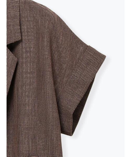 Te chichi（テチチ）の「カラミメッシュジャケット《2026 SUMMER LOOK item》（ノーカラージャケット・レディース・ブラウン/ブラック・F）」の13枚目の写真