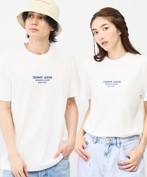 tommy jeans(トミー ジーンズ)の「【オンライン限定】ユニセックス スポーツクラブレギュラーフィットショートスリーブTシャツ(Tシャツ/カットソー・メンズ・ホワイト/マルチ・X-LARGE/LARGE/MEDIUM/SMALL)」の20枚目の写真