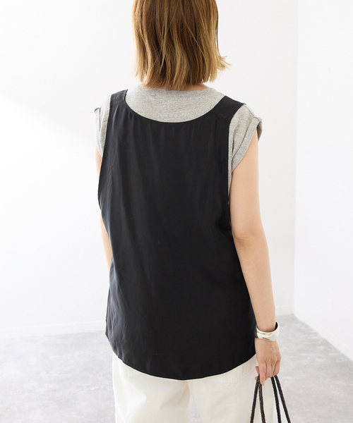 FRAMeWORK(フレームワーク)の「SKIN LACE SCARF WITH BL(シャツ/ブラウス・レディース・ベージュ/ブラック・FREE)」の10枚目の写真