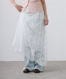 Clum（クルム）の「lace layered skirt / レースレイヤードスカート（スカート）」