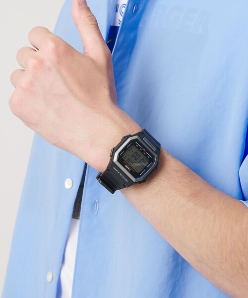 CASIO(カシオ)の「<CASIO>W-738H 腕時計(デジタル腕時計・メンズ・オリーブ/ブラック・FREE)」の1枚目の写真