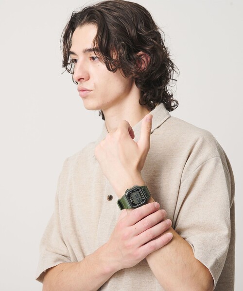 CASIO(カシオ)の「<CASIO>W-738H 腕時計(デジタル腕時計・メンズ・オリーブ/ブラック・FREE)」の4枚目の写真