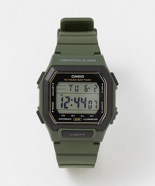 CASIO(カシオ)の「<CASIO>W-738H 腕時計(デジタル腕時計・メンズ・オリーブ/ブラック・FREE)」の5枚目の写真
