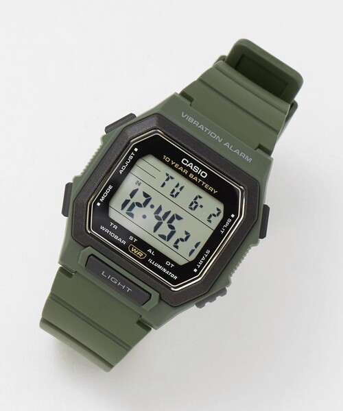 CASIO(カシオ)の「<CASIO>W-738H 腕時計(デジタル腕時計・メンズ・オリーブ/ブラック・FREE)」の6枚目の写真