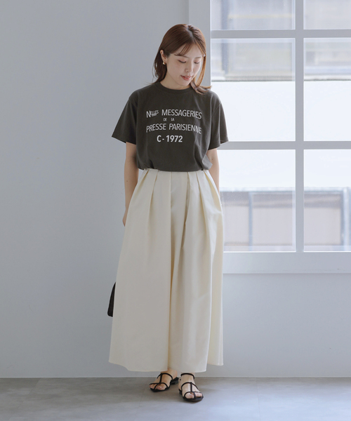 La TOTALITE(ラトータリテ)の「REGENCY WORKS/リージェンシー ワークス ロゴTシャツ(Tシャツ/カットソー・レディース・レッド/チャコールグレー・FREE)」の14枚目の写真