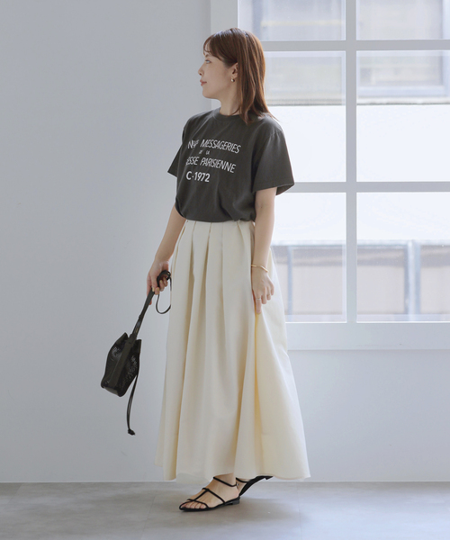 La TOTALITE(ラトータリテ)の「REGENCY WORKS/リージェンシー ワークス ロゴTシャツ(Tシャツ/カットソー・レディース・レッド/チャコールグレー・FREE)」の13枚目の写真