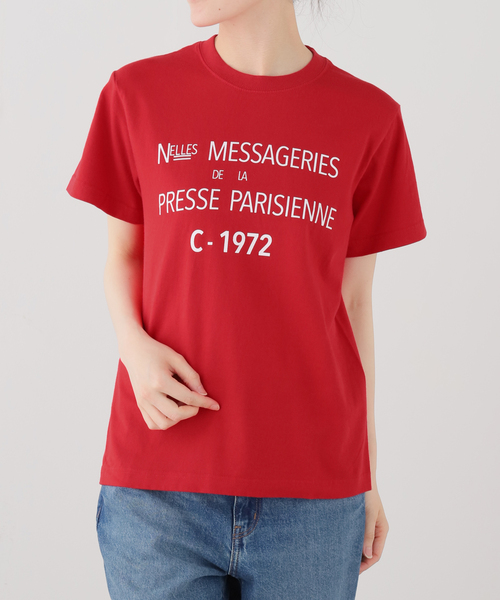 La TOTALITE(ラトータリテ)の「REGENCY WORKS/リージェンシー ワークス ロゴTシャツ(Tシャツ/カットソー・レディース・レッド/チャコールグレー・FREE)」の17枚目の写真