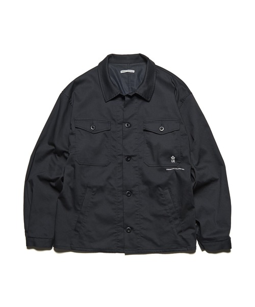 uniform experiment(ユニフォームエクスペリメント)の「STRETCH TWILL FATIGUE SHIRT(シャツ/ブラウス・メンズ・ブラック/ネイビー/ベージュ・1/2/3/4/5)」の2枚目の写真