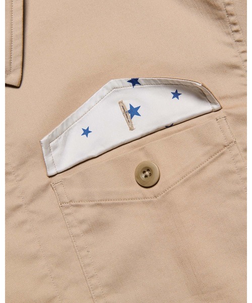 uniform experiment(ユニフォームエクスペリメント)の「STRETCH TWILL FATIGUE SHIRT(シャツ/ブラウス・メンズ・ブラック/ネイビー/ベージュ・1/2/3/4/5)」の22枚目の写真