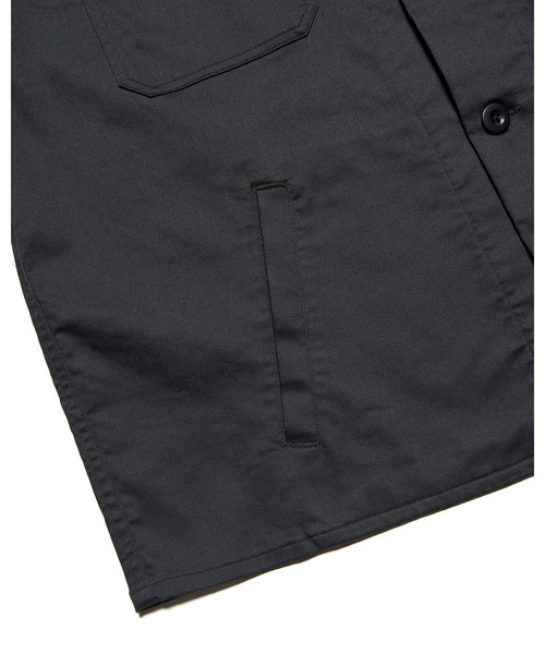 uniform experiment(ユニフォームエクスペリメント)の「STRETCH TWILL FATIGUE SHIRT(シャツ/ブラウス・メンズ・ブラック/ネイビー/ベージュ・1/2/3/4/5)」の7枚目の写真