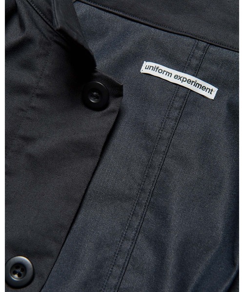 uniform experiment(ユニフォームエクスペリメント)の「STRETCH TWILL FATIGUE SHIRT(シャツ/ブラウス・メンズ・ブラック/ネイビー/ベージュ・1/2/3/4/5)」の9枚目の写真