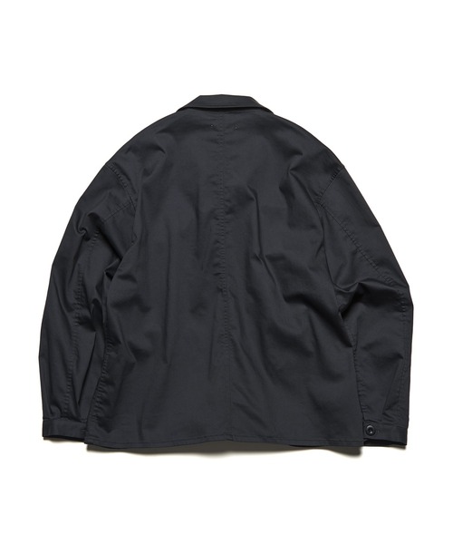 uniform experiment(ユニフォームエクスペリメント)の「STRETCH TWILL FATIGUE SHIRT(シャツ/ブラウス・メンズ・ブラック/ネイビー/ベージュ・1/2/3/4/5)」の5枚目の写真