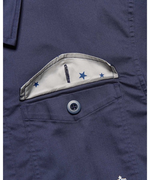 uniform experiment(ユニフォームエクスペリメント)の「STRETCH TWILL FATIGUE SHIRT(シャツ/ブラウス・メンズ・ブラック/ネイビー/ベージュ・1/2/3/4/5)」の16枚目の写真