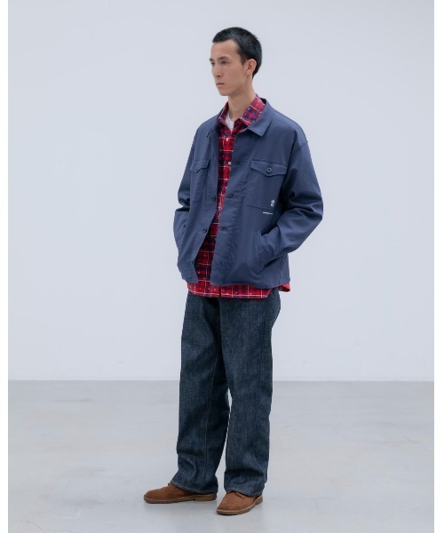 uniform experiment(ユニフォームエクスペリメント)の「STRETCH TWILL FATIGUE SHIRT(シャツ/ブラウス・メンズ・ブラック/ネイビー/ベージュ・1/2/3/4/5)」の12枚目の写真