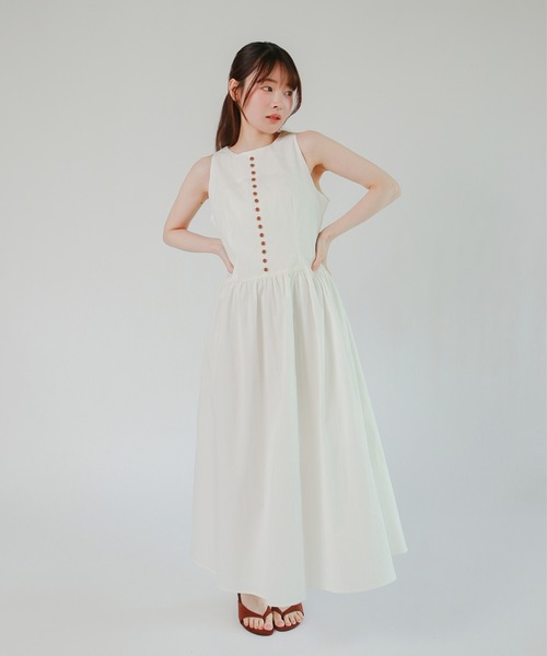mic by Olu.(ミックバイオルドット)の「< ZOZOTOWN限定 >クラシックボタンワンピース(ワンピース・レディース・ホワイト/ブラック・SMALL/MEDIUM)」の14枚目の写真