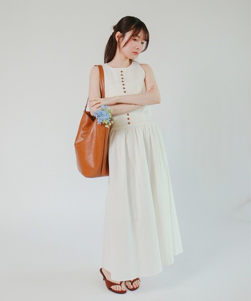 mic by Olu.(ミックバイオルドット)の「< ZOZOTOWN限定 >クラシックボタンワンピース(ワンピース・レディース・ホワイト/ブラック・SMALL/MEDIUM)」の15枚目の写真