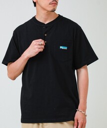 【Franklin Climbing/フランクリンクライミング】ヘンリーネックラベルTシャツ
